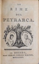 LE RIME DEL PETRARCA -