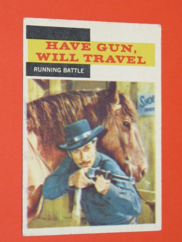 Gum card 1959 western - &,