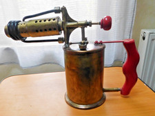Lampe à souder ancienne GRAND MODELE B PARIS I MAN RE 30 CM CUIVRE TBE