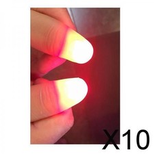 10X 2pcs Magic Light Up Finger