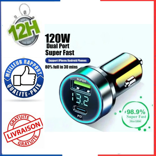Chargeur allume cigare voiture - cigare,