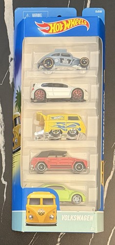 Hot wheels volkswagen - volkswagen, 5-pack