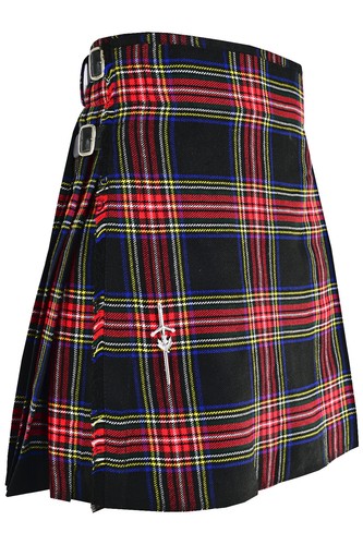 Kilt écossais noir tartan - kilt,