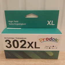 PACK DE 2 CARTOUCHES D'ENCRE COMPATIBLES PRODOKI HP 302 XL - BLACK + TRICOLORE -