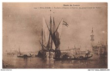 AQYP10-0602-TABLEAU - MUSEE DU LOUVRE - Felix ziem - Voiliers a l'ancre a l'en