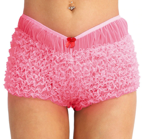 Boxer shorty rose pâle - , à