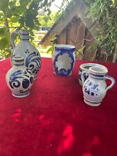 Lot cruche bougeoir Pichet Jarre récipient vintage céramique