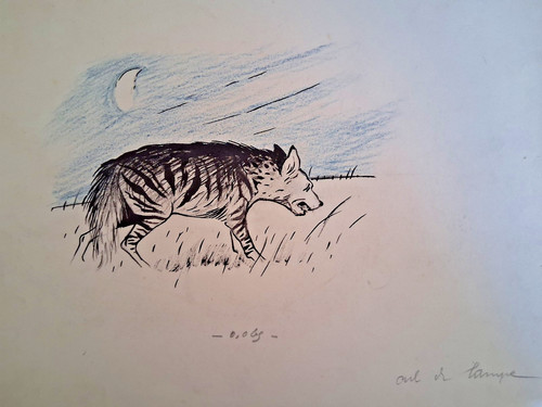 Dessin original non signé