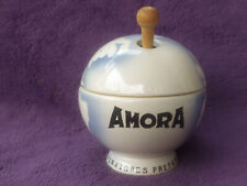 Moutardier publicitaire Amora mappemonde - années 60