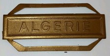  Barette En Laiton  pour Médaille Coloniale ALGÉRIE 