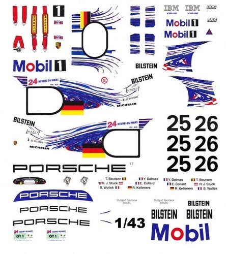 Mobil porsche gt 1 - 1, gt-1