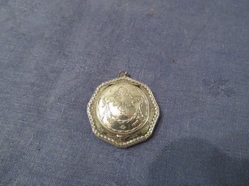 Ancien poudrier chatelaine - poudrier,