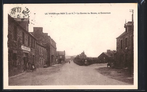 Cpa vivier sur mer - cpa, le