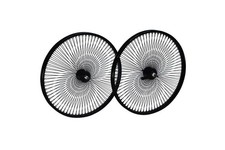 Set Roues 26 140 Rayons Noir