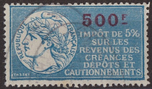 Timbre france fiscaux impot - timbre,