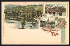 Lithographie Pau, Vue