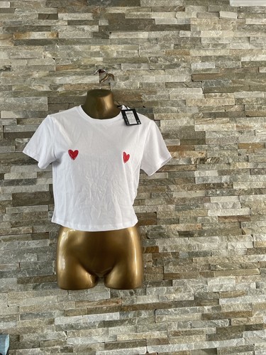 Pieces crop tee - pieces, white