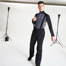 Salopettes De Ski Stretch Noires Dare2b ACHIEVE II Pour Hommes Pantalon Court