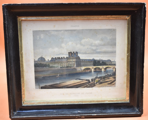 Gravure xixème vue - xixème, du
