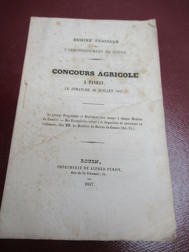 Programme comice concours - comice,