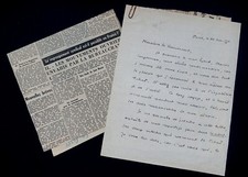 Max-Pol FOUCHET -  LETTRE