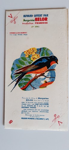 Buvard vintage margarine belor - buvard,