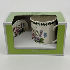 Portmeirion Jardin Botanique Tasse Sweet Pea Et Sous-Tasse NIP
