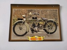 Matchless V-twin 1912 carte Fiche Motos Passion Édition Atlas