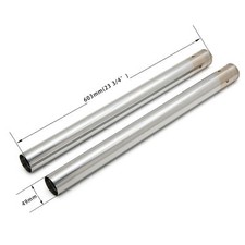 Pair 49mm tubes fourche - tubes,
