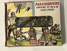 Airfix, 1/72 , HO & OO, Paratroopers, Parachutistes,Armée U.S,  39 PCS , Vintage