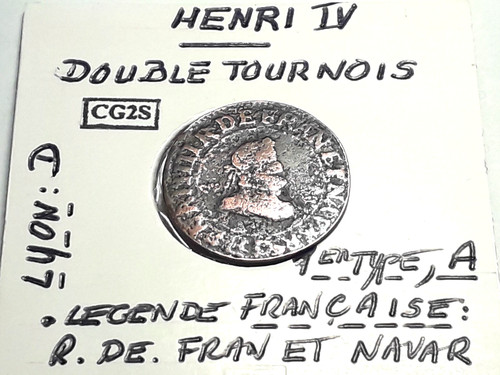 Henri double tournois lyon - henri, iv