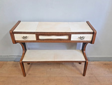 Console art deco en cerisier