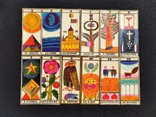 Elle Tarot 1964 – Jeu Divinatoire Vintage Complet – Alain Le Foll – Rare Édition