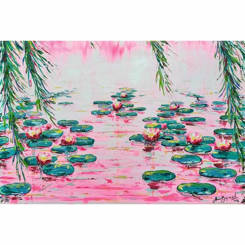 Ravensburger nymphéas roses - nymphéas,