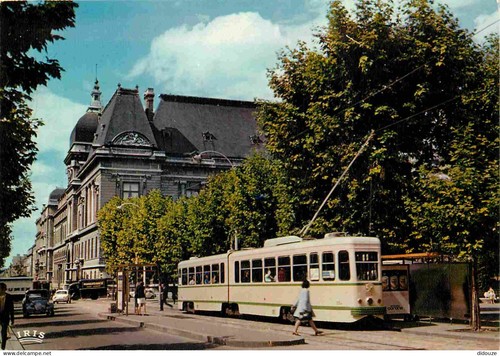 Carte postale trains - -,