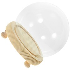 d'affichage en verre miniature Vitrine en verre de de plante ronde