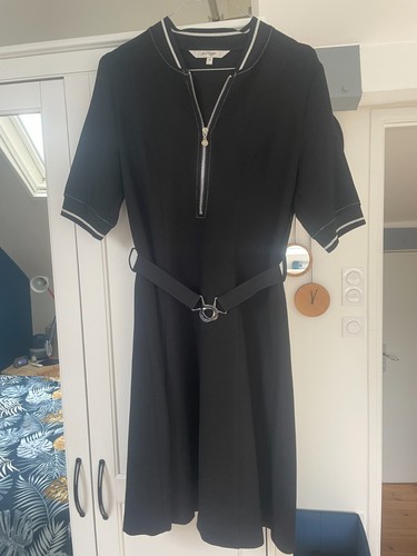 Robe jus orange noir style - jus,