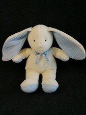 Doudou peluche lapin crème