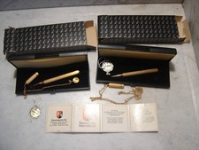lot stylos dorés à l'or fin 24 Carats Berendsohn International, PICO Monte Carlo