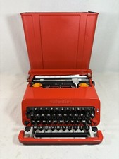 Machine à écrire Olivetti Valentine Rouge NEUVE!!! typewriter New