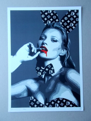 Death nyc original art print - (,