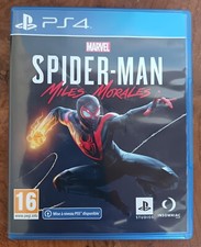 Jeu Sony Playstation PS4 MARVEL SPIDER-MAN MILES MORALES en très bon état C7x