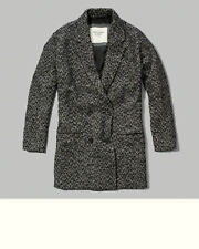 ABERCROMBIE & FITCH Heritage Wool Outwear Coat Women - M (NWT)