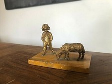 CHARMANT PETIT BRONZE DORÉ