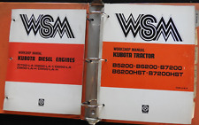 1983-96 Kubota B5200 B6200 B7200 B6200HST B7200HST Tracteur Réparation Manuel +