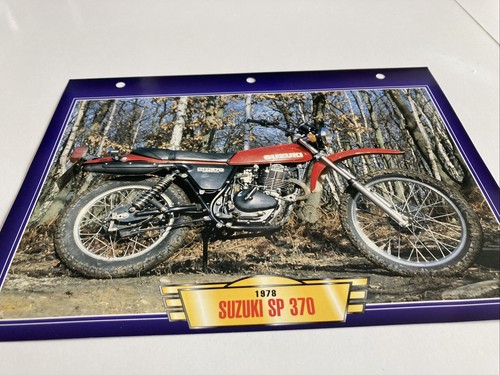 Suzuki sp370 1978 - 370, fiche
