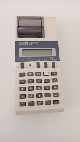 Calculatrice vintage canon - canon, tp