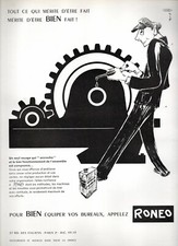 Publicite machines roneo - publicite,