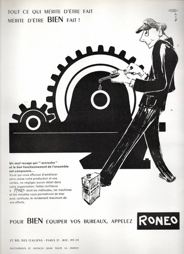 Publicite machines roneo - publicite,