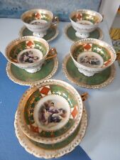 5 tasses, ss tasses porcelaine